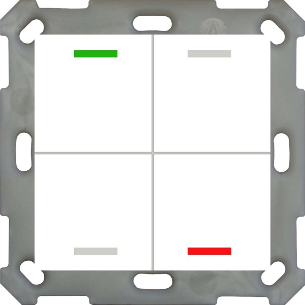 MDT technologies BE-TAL55T4.01 Taster Light 55 4-fach RGBW Reinweiß glänzend