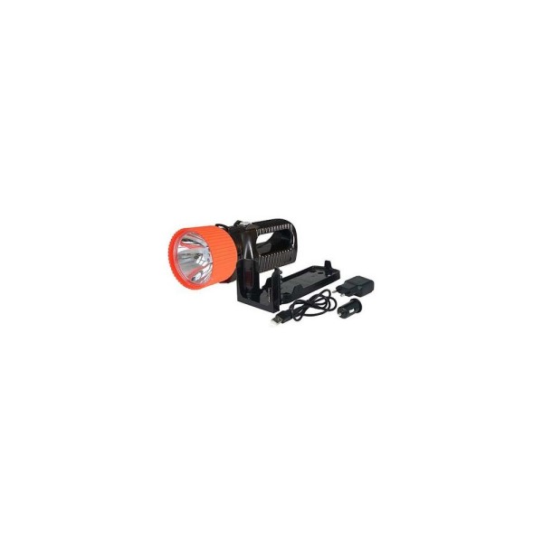 Witte+Sutor 442181 LED Fernstrahler 230V/12-24V schwarz/rot