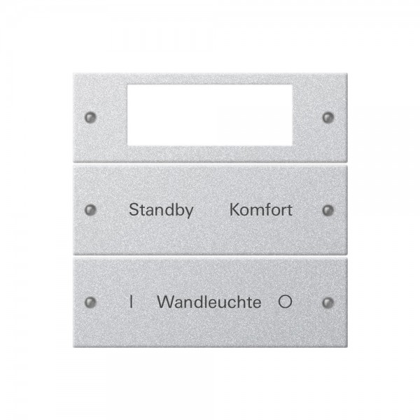 Gira 221226 Wippenset 2-fach Plus beschreibbar System 55 Aluminium