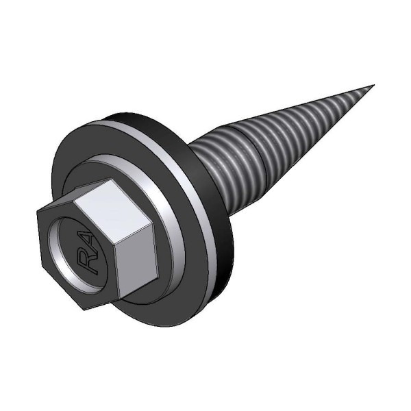 Schletter 943000-700 Dünnblechschraube 5,5x25 A2 mit Dichtscheibe