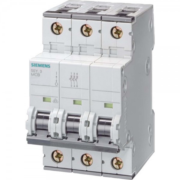 Siemens 5SY4325-6 Leitungsschutzschalter B25A 3-polig LS-Schalter 400V 10kA T=70mm