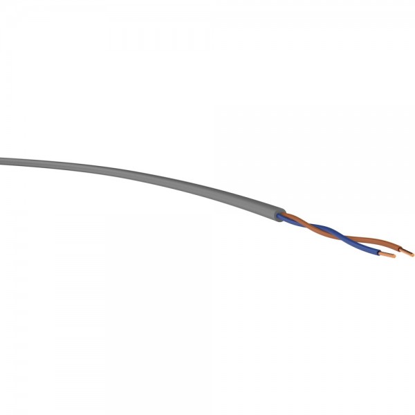 YSLY-OB 2x0,75mm² PVC Steuerleitung grau 100 Meter Ring