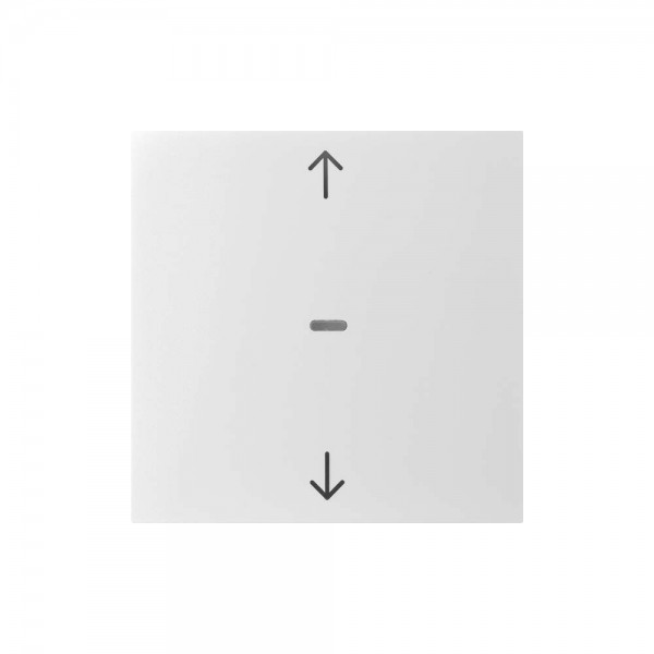 Berker 80961282 Abdeckung für Tastsensor-Modul 1fach Pfeil-Symbole S.1/B.3/B.7 cremeweiß glänzend