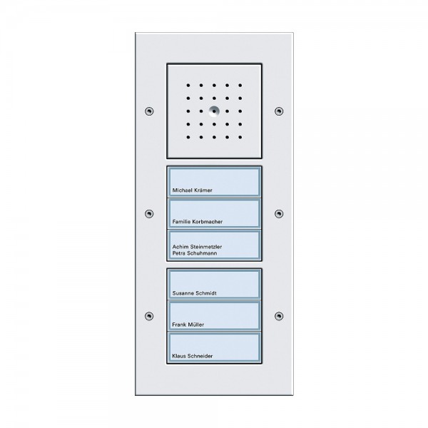 Gira 126866 Türstation AP 6-fach Reinweiß