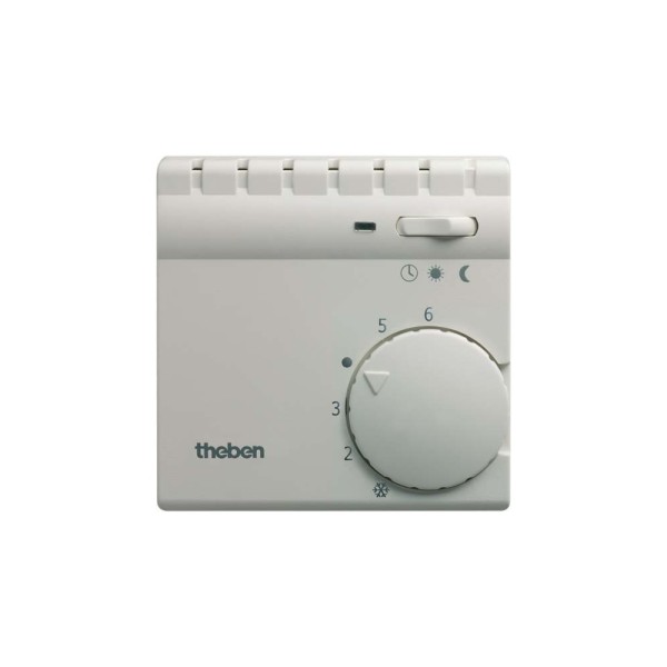 Theben Ramses 709 Raum-Thermostat mechanisch 4-/5-Leiter Wechsler 230–240 V AC weiß