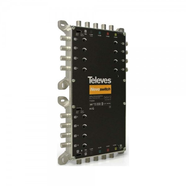 Televes MS512C 5 in 12 Guss-Multischalter NEVO receiverpowered kaskadierbar ohne Netzteil
