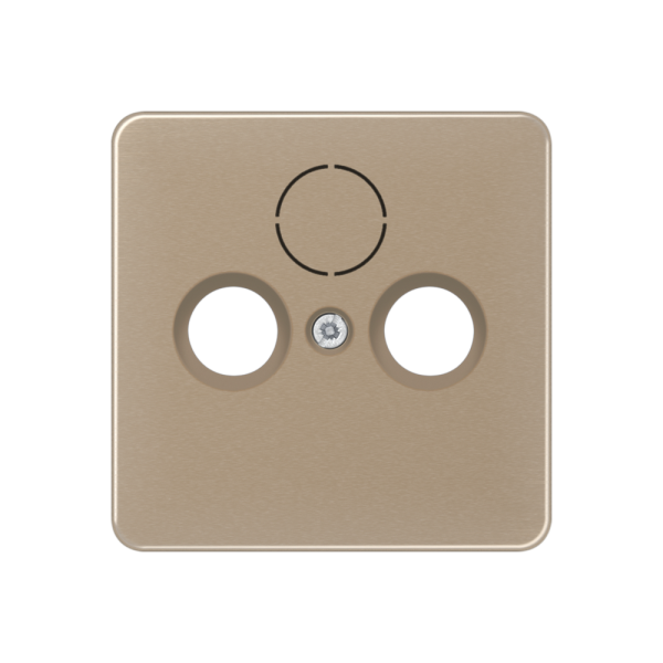 Jung CD561SATGB Abdeckung Antennen-Steckdose Serie CD gold-bronze