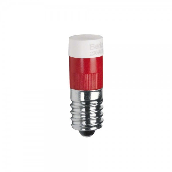 Berker 167801 LED-Lampe für Drucktaster und Lichtsignal E10 rot