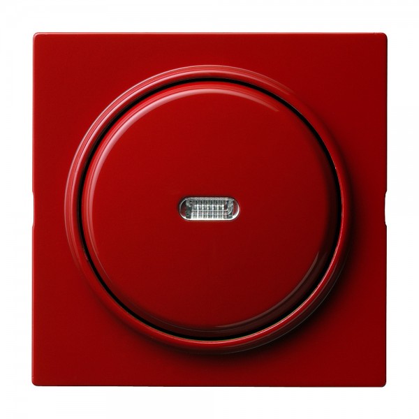 Gira 029043 Abdeckung und Wippe mit Kontrollfenster S-Color Rot