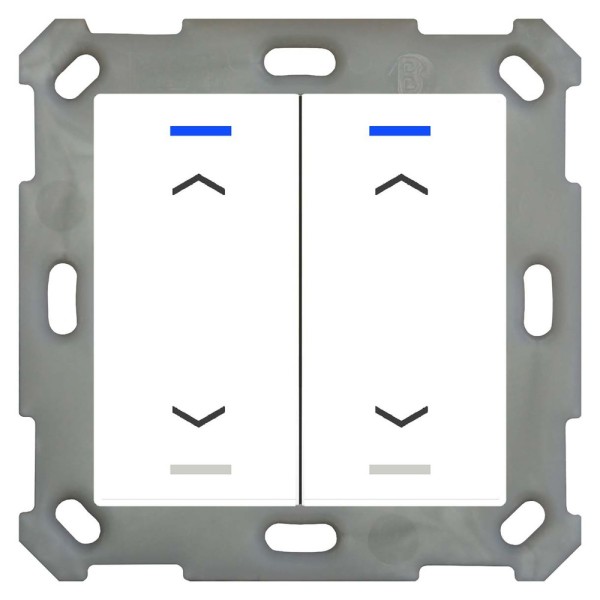 MDT technologies BE-TAL5502.A1 Taster Light 55 2-fach RGBW Reinweiß glänzend