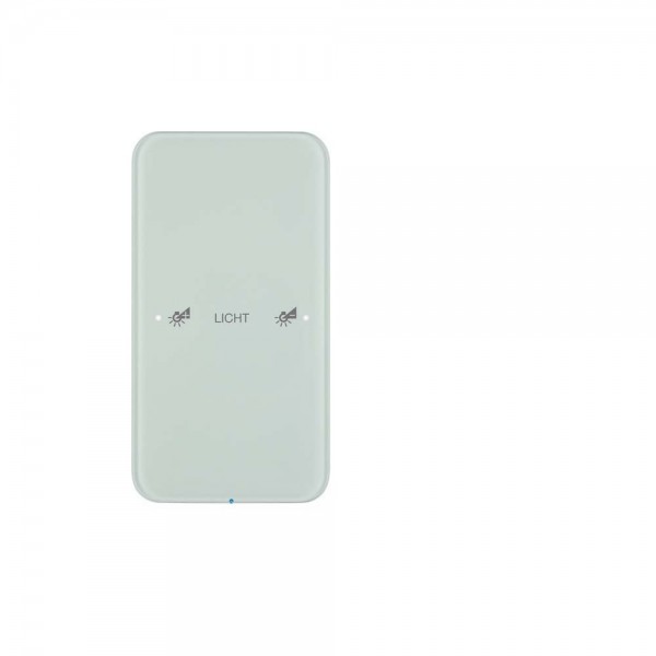 Berker 75141160 R.1 - Touch Sensor 1-fach Komfort mit integriertem Busankoppler Glas polarweiß