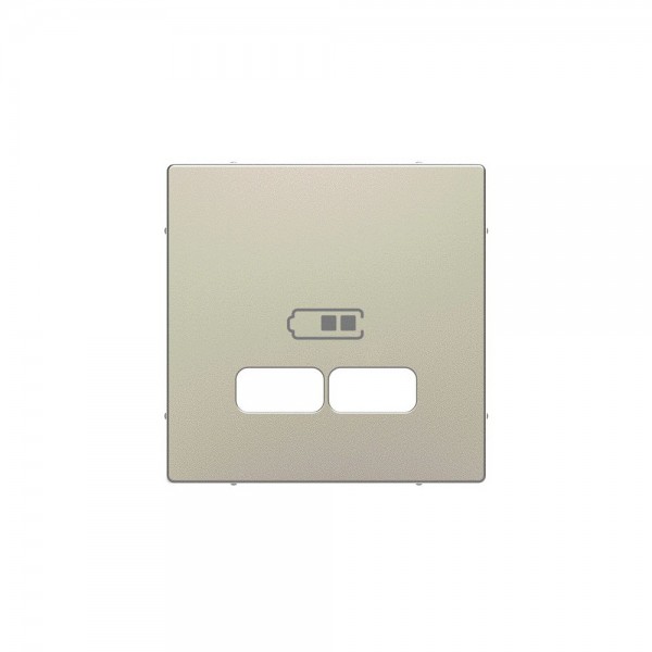 Merten MEG4367-6033 Zentralplatte für USB Ladestation-Einsatz System Design sahara