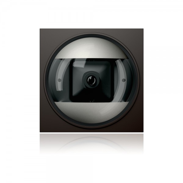 Ritto Portier Kameramodul Mechanisch einstellbar 150° graubraun 1878950 95x95x33mm