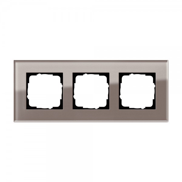 Gira 0213122 Abdeckrahmen 3-fach Esprit Glas Umbra