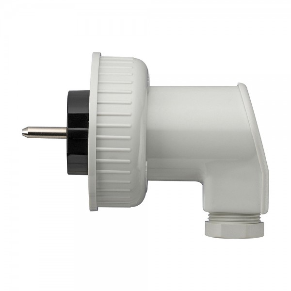 Gira 002031 SCHUKO-Stecker für SCHUKO-Steckdose Wassergeschützt Aufputz IP66 Grau