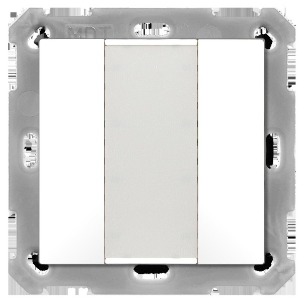 MDT technologies BE-TA5502.02 Taster 55 2-fach Reinweiß matt