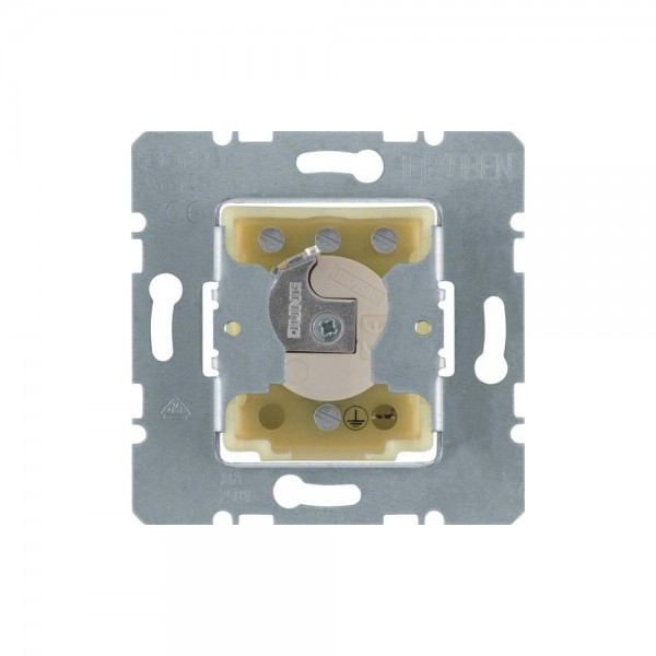 Berker 382120 Jalousie-Schalter 1-polig für Schließzylinder mit Erdungskontakt 0-Stellung