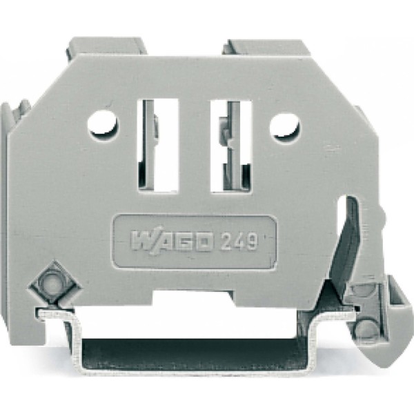 WAGO 249-116 Endklammer 6mm breit grau
