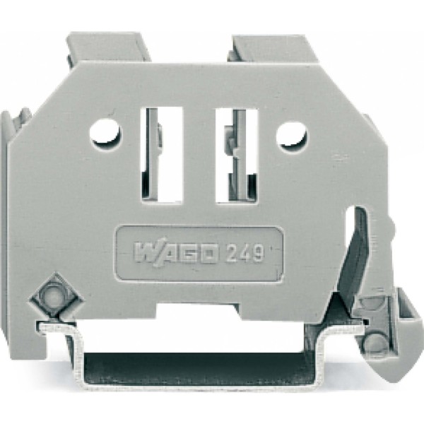 WAGO 249-117 Endklammer 10mm breit grau