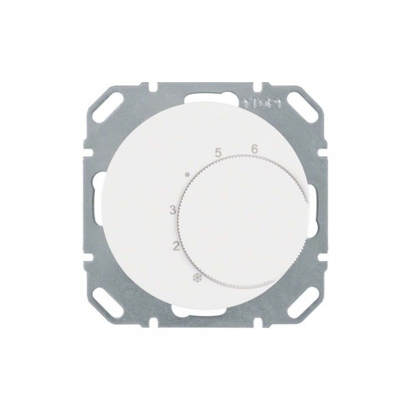 Berker 20262089 Temperaturregler Wechsler mit Zentralstück R.1/R.3 polarweiß glänzend