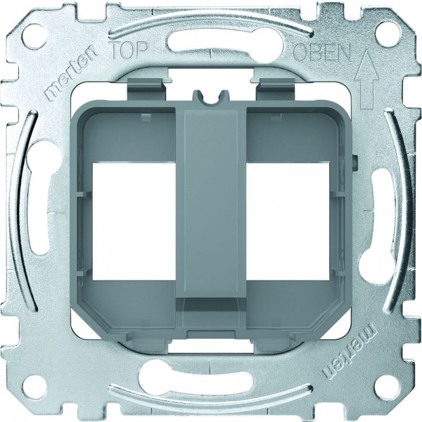Merten MEG4566-0080 Tragplatte für Steckverbinder Modular-Jack transparent