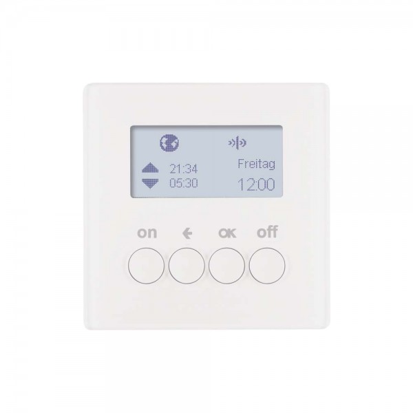 Berker 85745229 KNX-Funk Zeitschaltuhr quicklink Q.1/Q.3/Q.7 polarweiß samt