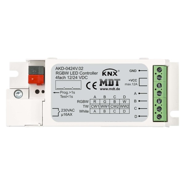 MDT technologies AKD-0424V.02 LED Controller 4-Kanal 3/6A RGBW