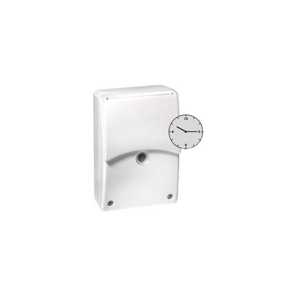 ESYLUX RK39500010040 AP-Dämmerungsschalter mit Tages-Zeitschaltuhr CdS-A/T weiß