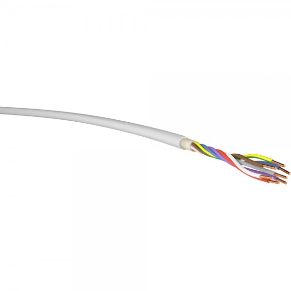 NYM-JB 7x1,5mm² PVC Mantelleitung mit farbigen Adern grau 100 Meter Ring, NYM-J, Installationsleitungen, Kabel und Leitung, Elektromaterial