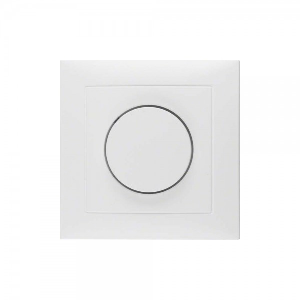 Berker 11309909 Abdeckplatte für Drehdimmer mit Regulierknopf S.1 polarweiß matt