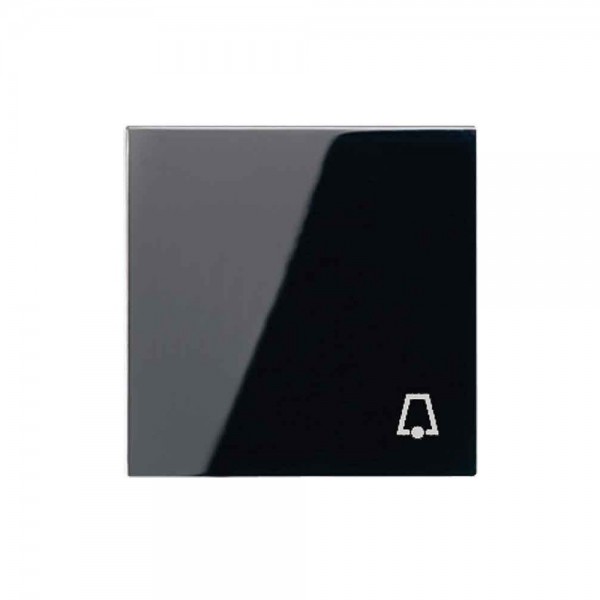 Jung A590KSW Wippe mit Symbol "Klingel" Serie A schwarz glänzend