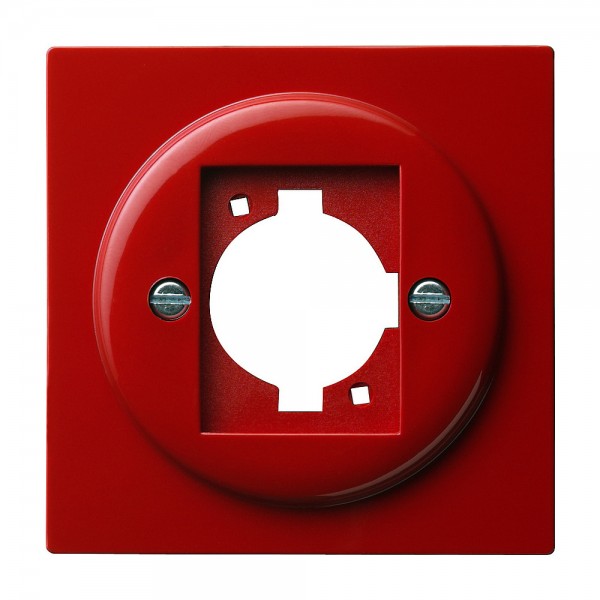 Gira 026543 Abdeckung mit Tragring und Adapter für XLR-Steckverbinder S-Color Rot