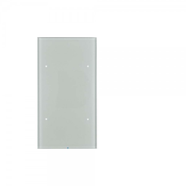 Berker 75142034 Berker TS Glas-Sensor 2-fach Komfort Glas alu