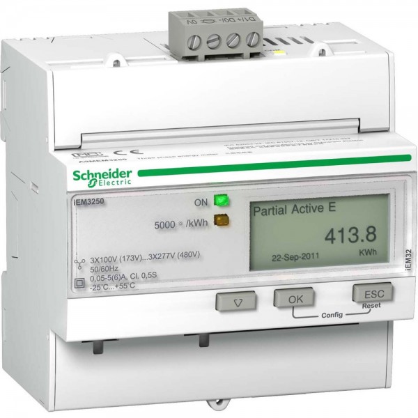 Schneider Electric A9MEM3250 Energiezähler IEM3250 3P+N 5A Modbus