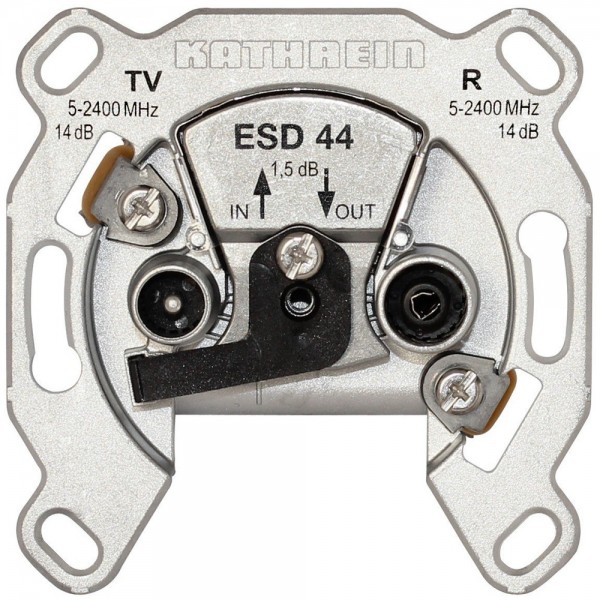 Kathrein ESD 44 BK-Sat-Steckdose 2-fach