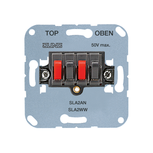 Jung SLA2AN Stereo-Lautsprecher-Anschlussdose anthrazit