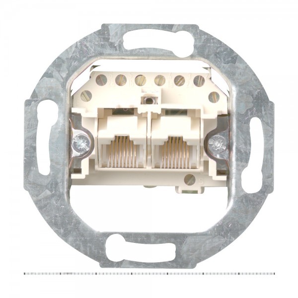 Gira 018700 Einsatz UAE/IAE-Anschlussdose  Cat.3 2-fach 2x8-polig